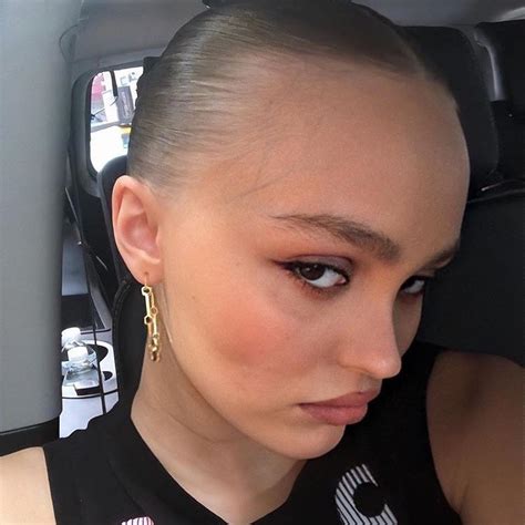 lily rose depp forehead.